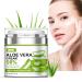 98% Organic Aloe Vera Moisturizer Facial Cream | Anti-Wrinkle & Hydrating for Dry Skin & Acne Scars - Buy Online on GoSupps.com