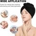 Fire Flame Yin and Yang Microfiber Hair Towel Wrap for Women - Super Absorbent 10x26 Inch Hair Turban with Button | International Shipping - Buy Online on GoSupps.com