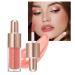 WOBBLO Liquid Cheek Blush | Natural Water Moisturizing Creamy Blush for Girls Soft Beauty Product for Daily Life Travel Soft Makeup Breathable 101 Cm