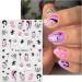 3D Halloween Nail Stickers - 6 Sheets Self-Adhesive Ghost Nail Art Decals for Spooky Design - Buy Online on GoSupps.com