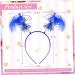 6 Pieces Tinsel Wrapped Ponytails Headbands Costume Party Headwear Accessory Halloween Head Bopper Halloween Costume Headwear Accessory Blue Halloween Decoration Halloween Costumes - Buy Online on GoSupps.com