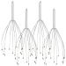 Pearl scalp Massage: 4-Set Head massage spider Head massager with a metal handle (scalp massage device scalp massage devices massage chair)