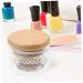 HAPINARY Nail Art Brush Cup Glass Nail Tools Nail Art Tools Manicure Nail Dish with Stainless Steel Mesh Dappen Dish for Acrylic Nails Nail Dish Bowl Nail Dish Cups Bracket Wooden Sequins - Buy Online on GoSupps.com