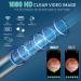 1080P HD Smart Ear Wax Removal Tool with Camera | Rechargable Ear Otoscope Kit for iPhone & Android | 6 LED Lights | 10 Pcs Ear Set | Black - Buy Online on GoSupps.com