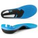VALSOLE Plantar Fasciitis Insoles Arch Support Insoles Orthotic Insoles for Flat Feet Metatarsalgia OverPronation Metatarsalgia Heel Pain Long Term Standing Work Insoles for Men and Women UK-10-29cm Blue