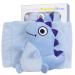 Colic Baby Relief Gas Relief for Infants Baby Colic Heated Tummy Wrap Baby Swaddling Belt for Colic Calm Natural Relief for Upset Stomach in Babies and Toddlers Dinosaur Dinosaur Dinosaur-blue