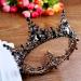 Frcolor Baroque Tiara Bridal Headpiece - Rhinestone Wedding Crown Hairband (Black) | Shop Internationally - Buy Online on GoSupps.com