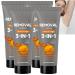 Cr me d pilatoire au curcuma et la vitamine C pour le visage et le corps douce et non irritante id ale pour les peaux sensibles (l vre sup rieure menton jambes et maillot). (4PCS)