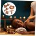 FOMIYES 10 STK Massage Device - Sandalwood Triangle Cushions Foot Massager & Neck Massager Scratch Board - Guasha & Spa Tool for Ultimate Relaxation - Buy Online on GoSupps.com