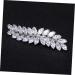 Mikinona 1pc Half up Hair Clip Wedding Decor Girl Hair Clip Hair Diamonds Crystal Hair Vintage Decor Bling Hair Barrettes Wedding Hair Pins Bridal Flower Comb Spiral Bride Zircon Headband - Buy Online on GoSupps.com