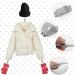 PEUTIER 4pcs Stainless Steel Mitten & Hat Clips - Winter Glove Holder for Toddlers, Kids, Adults - Gray - Buy Online on GoSupps.com