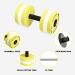 Water Gear Hydro Buoys - Yellow/White - Upper Body Pool Exercise for Back, Arms & Chest - Buy Online on GoSupps.com