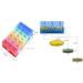 Inspirations 7-Day AM/PM Pill Organizer Box | Larger Compartments for Bigger Pills | 21 Compartments with Snap Lids - International Shipping Available - Buy Online on GoSupps.com