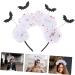 ifundom bat headband halloween party headpiece halloween hair accessories halloween flower hairband halloween headband halloween costumes Party Headdress white cosplay ghost bride decorate - Buy Online on GoSupps.com