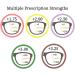 Shop Medolong TR90 Anti Blue Light Progressive Multifocal Glasses | RG25 C5-Matt Blue +1.00 Low +3.00 - International Shipping Available - Buy Online on GoSupps.com