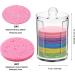 50-Count Compressed Natural Facial Sponges for Exfoliating and Makeup Removal - Reusable Cosmetic Sponge with Clear Plastic Storage Jar | Colorful 50pcs - Buy Online on GoSupps.com