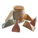 Natural Clay Face Mask Gift Set in a 300ml Glass Jar with Cork Lid - Argiletz Samples
