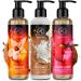 Sensual Massage Oil - Vanilla Coconut & Strawberry - Edible Body Massage Oil with Almond & Grape Seed Oil | Relaxation & Intimacy (3x200ml) - Buy Online on GoSupps.com