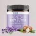 Magnesium Body Butter for Women - Luxurious Lotion with Mango, Shea, and Grapeseed Oil Infused with Magnesium for Legs - Lavender, Tea Tree, and Cedarwood Scent - Buy Online on GoSupps.com