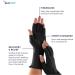 Isotoner Arthritis Compression Gloves for Men & Women | Joint Support & Pain Relief | Open Finger Design | Black - Medium | 1 Pair - Buy Online on GoSupps.com