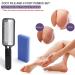 Professional Foot File Set - Portable Foot File with 4 Pack 2-in-1 Foot Pumices | Rust-Resistant Foot Scrubber for Rough Dead Skin Removal | Durable Foot Pedicure Kit for Callus & Wet/Dry Feet - Buy Online on GoSupps.com