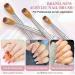 Saviland Kolinsky Acrylic Nail Brush Set - Professional Brushes for Acrylic Nails Extension & 3D Nail Carving - Sizes 6/10/12/14 - Buy Online on GoSupps.com