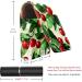 Buy Leather Lipstick Case Organizer with Mirror - Mini Lip Gloss Holder Bag - Fruit Watercolor Cherry Design - Buy Online on GoSupps.com