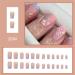 FEIlei 24Pcs Press on Nails Short Design Fake Nails Wearable Fake Nails Set for Women - Buy Online on GoSupps.com