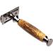 Eco-Friendly Bambuswald Wet Razor for Men - Sustainable Bamboo Razor for Beard Care | Skin-Friendly Shaving with Interchangeable Blades - Buy Online on GoSupps.com