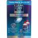 Clear Care Plus Cleaning Solution Twin Pack - 24 Oz Multi 12 Oz with Lens Case - Pack of 2 - Buy Online on GoSupps.com