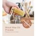 Larbois 2Pack Wooden Nail Brushes for Cleaning Fingernails - Beechwood Nail Scrub Brush with Hanging Rope - Natural - Buy Online on GoSupps.com