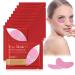 10 Pairs Crystal Collagen Under Eye Patches Hydrating Under Eye Gel Pad Under Eye Treatment Mask for Dark Circles Puffy Eyes Anti Wrinkle Fine Lines Skincare for Women and Men (Pomegranate)