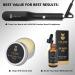 Beard Straightener for Men with FREE Beard Oil and Beard Balm Fast Anti-Scald Beard Straightening Comb Double Sided Ceramic Heated Beard Brush 3 Temperature Settings Portable for Travel and Home - Buy Online on GoSupps.com