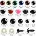 600pcs Colored Safety Eyes & Noses for Amigurumi | Plastic, 6mm-14mm, Assorted Colors - Buy Online on GoSupps.com