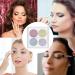 Highlight Eyeshadow Palette 4-Color Long Lasting Eye Shadow Powder Palette | Beauty Makeup For Wedding Travel Dating And Daily Life Pochy - Buy Online on GoSupps.com
