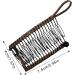 Large Size Stretch Banana Clips Banana Clip Comb Stretchy Banana Comb Hair Clips Clincher Combs Vintage Banana Hair Clips Holder Clip for Fixing Hair Banana Combs for Women With Thick Curly Hair Dark Coffee - Buy Online on GoSupps.com