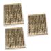 Balacoo 3pcs Set 12pcs Eyebrow Pen Eyebrow Pencil Black Eyebrow Pencil Brush Iron Tube Leopard Print 1 count (Pack of 1) As Shownx3pcs