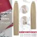 Buy Moresoo Tape-in Extensions - Real Hair #18/613 Ash Blonde 20 Pieces 50g 50cm | Thick Invisible Tape Extensions for a Natural Look - Buy Online on GoSupps.com