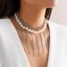 Vsilay Lianxue Vintage Imitation Pearl Necklace - Double Layer Clavicle Chain Fashion Jewelry for Women | Ship Worldwide - Buy Online on GoSupps.com