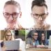 Big Round Blue Light Blocking Glasses | Clear Lens Anti Eye Strain & UV Protection for Men & Women - Buy Online on GoSupps.com