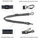 Dog Seat Belt for Car Dog Seatbelt with Enhanced Carabiner Adjustable Dog Car Harness with Anti Shock Buffer (Pro) 1 Count (Pack of 1) - Buy Online on GoSupps.com