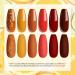 UR SUGAR Fall Gel Nail Polish Set - 6 Autumn Colors Maple Pumpkin Red Orange Glitter Kit for Thanksgiving & Halloween Gifts - Soak Off Nail Art Manicure Set for Women - Autumn Maple 6 Count - Buy Online on GoSupps.com
