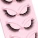 Shop Ahrikiss Fox Eye Wispy False Eyelashes Natural Faux Mink Cat Eye Lashes (5 Pairs) - International Shipping - Buy Online on GoSupps.com
