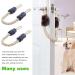 Kinsinder 4 Pcs Door Stop Rope Set | Anti-Crash Door Cord Clamp for Baby Safety | Finger Pinch Guard Protectors - Buy Online on GoSupps.com