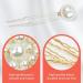 54-Piece Wedding Gold U-Shaped Pearl Hair Pins - Bridal Bobby Hairpins for Prom & Formal Parties - Buy Online on GoSupps.com