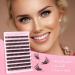 Shop Glowing Win Eyelash Extensions | DIY Individual 80D Cluster Lashes | Natural 8-16mm Cat Eye Fake Eyelashes - Buy Online on GoSupps.com
