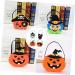 CAXUSD 4pcs Halloween Candy Bag Halloween Treat Buckets Halloween Treats Bags Cartoon Pirate Bag Felt Cloth - Buy Online on GoSupps.com