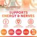 Organic Methyl B-12 3000mcg Gummies for Adults - Vegan Vitamin B12 Supplement for Energy & Bone Health - Non-GMO, Paleo-Friendly, 30 Day Supply - 60 Count - Buy Online on GoSupps.com
