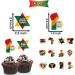 24Pcs Black History Month Cupcake Toppers Black History Month Cupcake Picks for African American - Buy Online on GoSupps.com