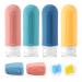Travel bottles for filling silicone travel bottles Set 89ml of spout travel set cosmetics empty travel Bottles TRAFLES CANNESTENERS FOR LEARDS FOR LOWS BOOKS FOR SHAPPOO shower gel with toothbrush sleeves and earplugs